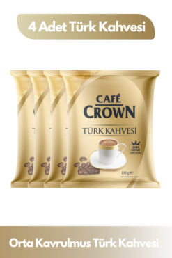 Cafe Crown Türk Kahvesi 4 Adet x 100g
