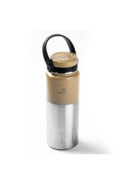 Tantitoni 024-01-HAKİ ÇİFT KATMANLI  TUTACAKLI PASLANMAZ ÇELİK TERMOS 
500ML