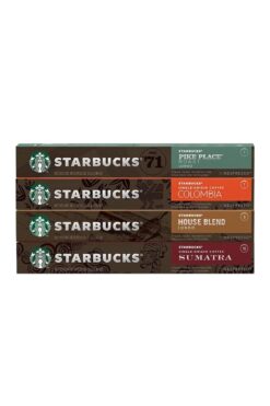 Nestle Starbucks Nespesso Uyumlu Kapsül Kahve Set, Colombia, Sumatra, House Ve Pike Place 4x10adet