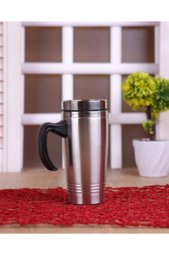 GeçerStore Sızdırmaz Kapaklı Çay Kahve Kupası Isı Koruyucu Termos Bardak