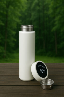 HKK KARASU HOME Dijital Sıcaklık Göstergeli Paslanmaz Çelik Termos 500ml