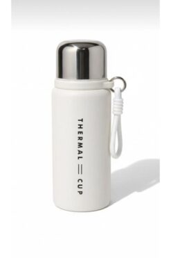 Mira Gift Premium 316 Paslanmaz Çelik 600 ml Termos & Matara - Bardaklı, Pipetli, Taşıma ipli