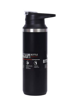 Verahed Paslanmaz Çelik Vakumlu Sızdırmaz Mat Siyah 500 ML Termos Bardak Çay Kahve Termosu