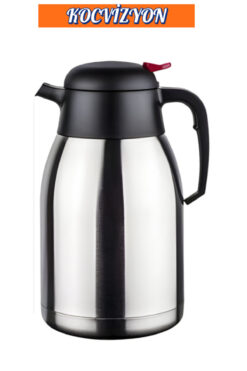 kocvizyon 2 Litre Çelik Soğuk Sıcak Su Ve Çay Termosu Paslanmaz Çelik Termos 24 Soğuk, 12 Saat Sıcak (sus304)