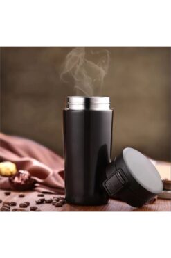 HEPBİMODA Iç Paslanmaz Çelik Termos 380 ml Push Sızdırmaz Çift Katmanlı