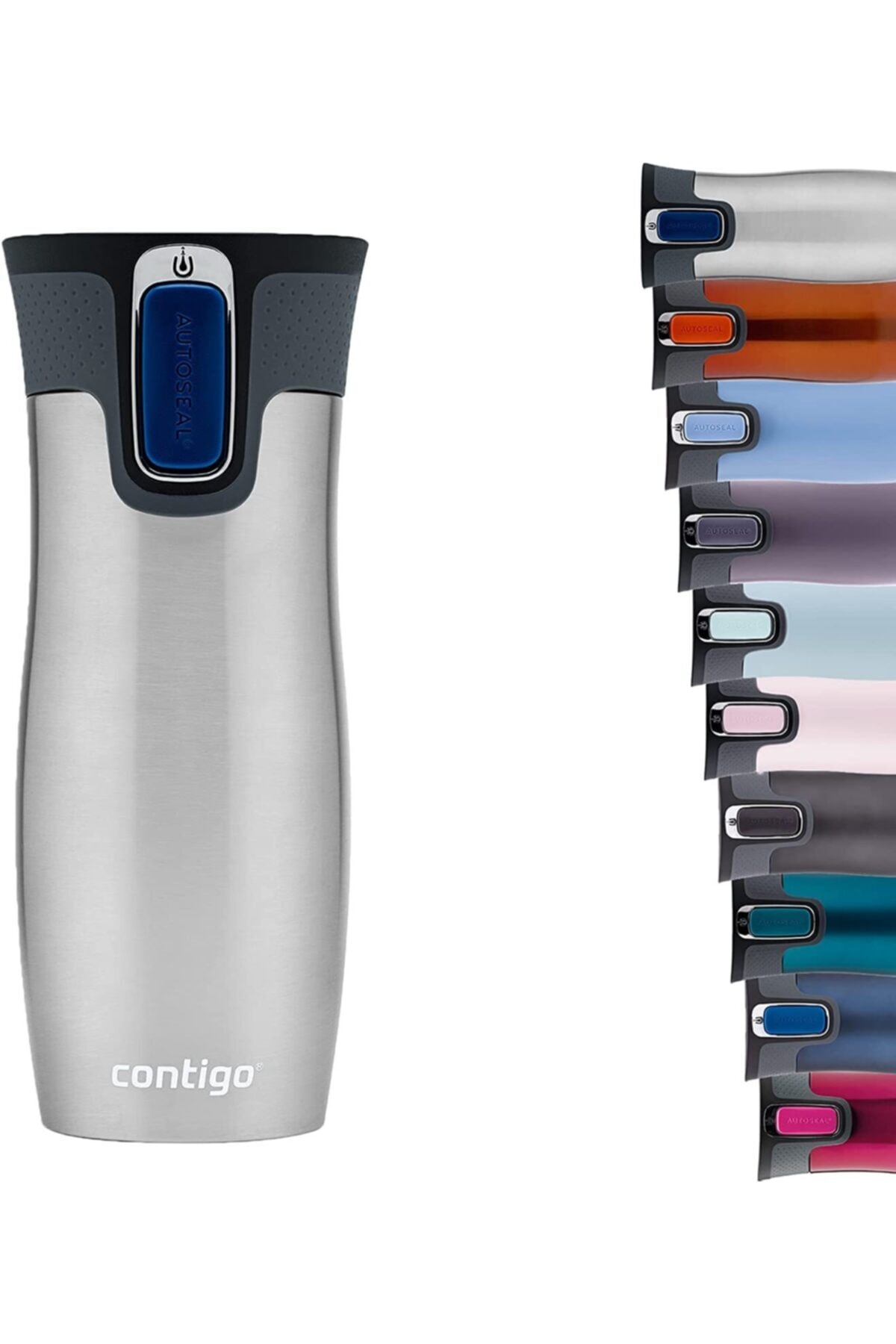 Contigo Contıgo Westloop Gri 470ml Autoseal? - 2095832 Termal Termos Matara- Seyahat Kupası