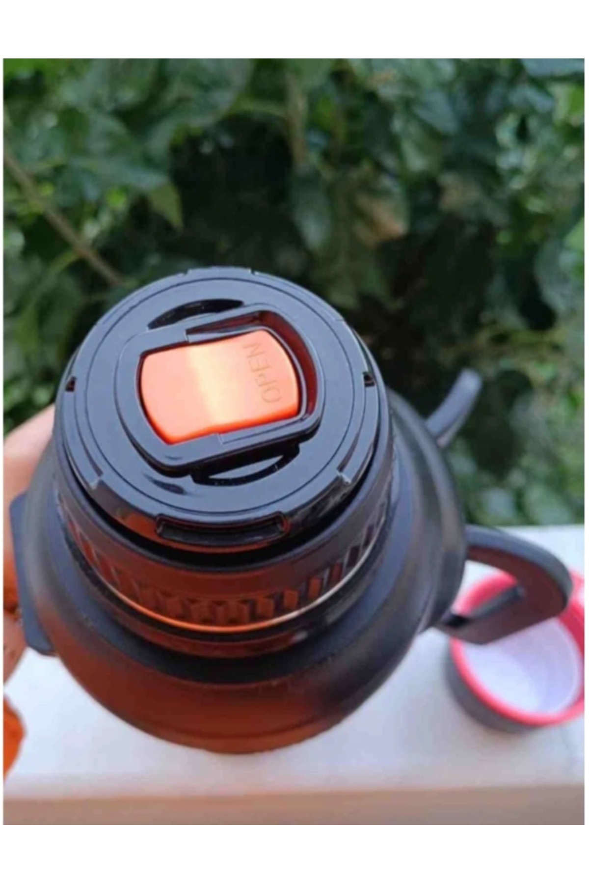 HerbiCesit Çelik Termos 4 Litre 3 Bardaklı En Az 24 Saat Sıcak Soğuk Garantili - Görsel 2