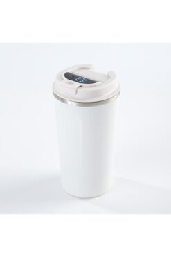 Gülay AVM 304 Paslanmaz Çelik Dereceli Akıllı Termos Çift Katman Dijital Göstergeli Mug GLY-519 Thermos