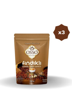 OSSO KAHVE OSSO OSMANLI FINDIKLI DİBEK KAHVESİ 200 GR - (3 ADET)