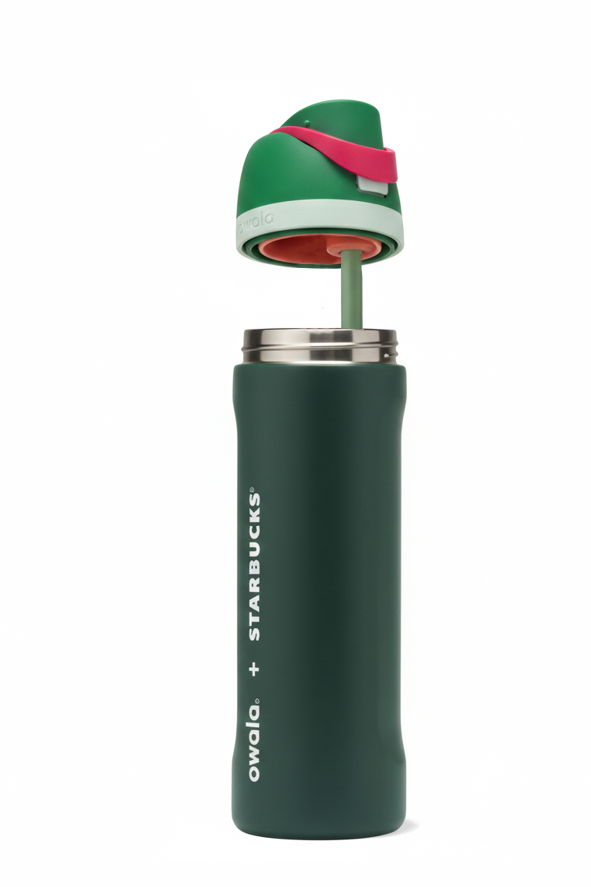 Starbucks Owala + Pipetli Termos Özellikli Yeşil Su Şişesi Limited Edition 710ml - Görsel 3