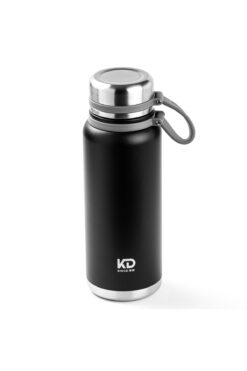 Tantitoni OKADI ÇELİK KAPAKLI SİYAH PASLANMAZ ÇELİK TERMOS 900ML