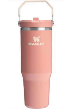Stanley IceFlow Flip Straw Tumbler Pipetli Termos Bardak, Kiremit (Sienna), 0.89 Litre