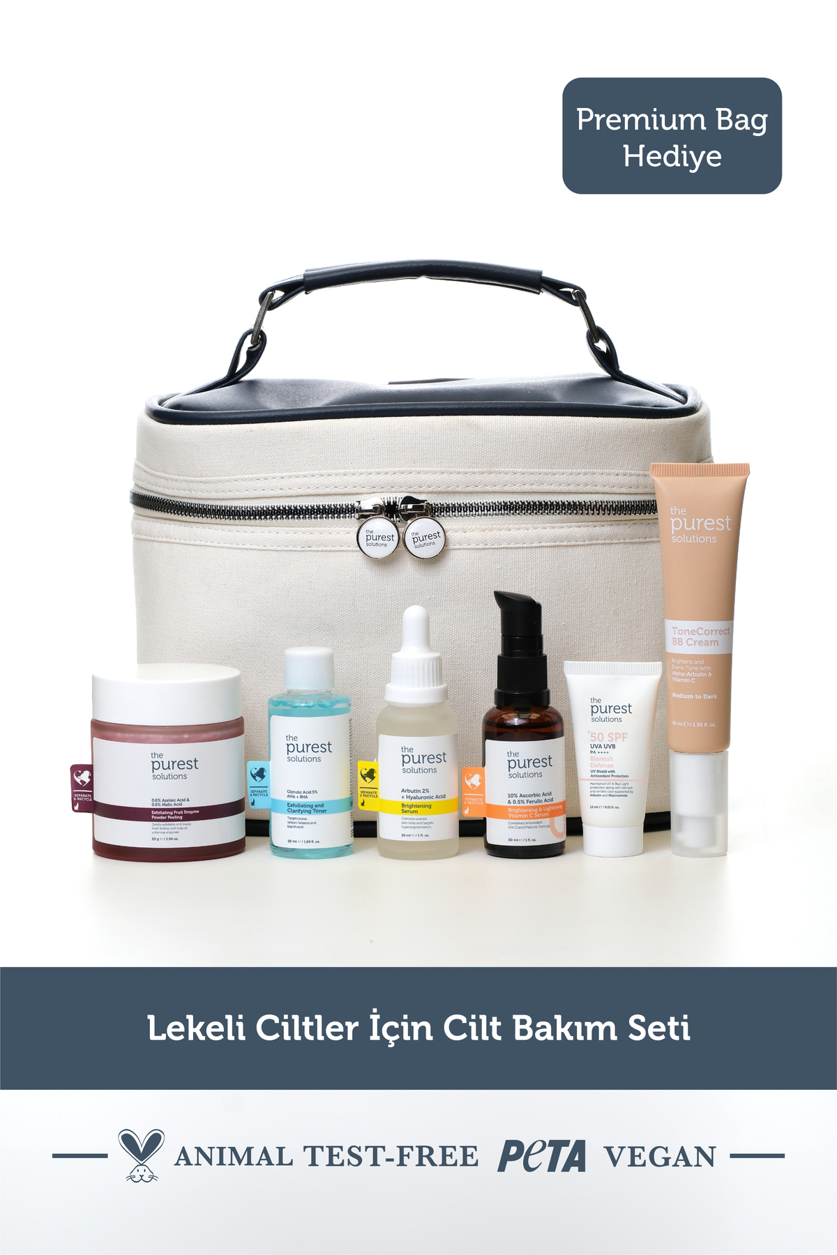 The Purest Solutions Lekeli Ciltler İçin Cilt Bakım Seti