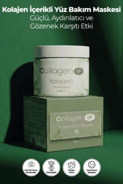 COLLAGEN LIFE Akne Ve Siyah Nokta Karşıtı Kolajenli Kil Maskesi 125gr