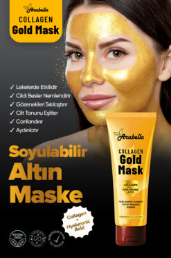 Acabella Gold Mask Kolajen Altın Maske - Leke, Sivilce Ve Yaşlanma Karşıtı
