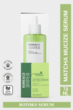 KOREACO Matcha Mucize Lifting Cilt Serumu | Cilt Bariyeri Onarıcı Kırışıklık Karşıtı 70 ml-Ekstra Büyük Boy