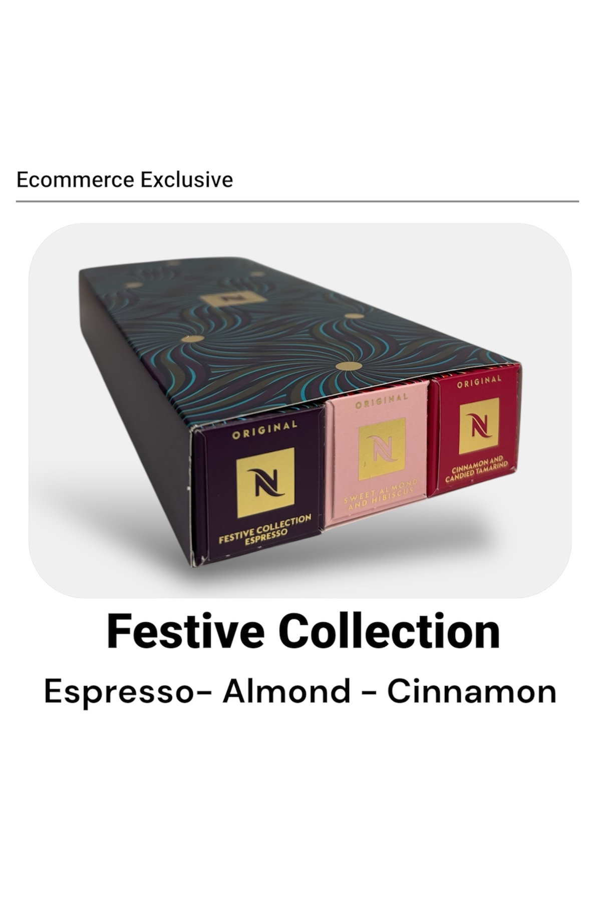 Nespresso Festive Collection Almond - Cinnamon - Espresso Kapsül Kahve 30 Adet