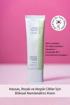 RESH LAB Unscented Cica Calming Daily Cream - Vegan Bitkisel Nemlendirici Krem 50ml