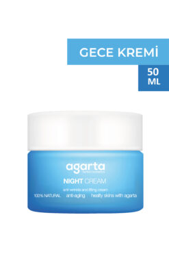Agarta Doğal Su Bazlı Yaşlanma Karşıtı Anti Age Gece Kremi 50 ml