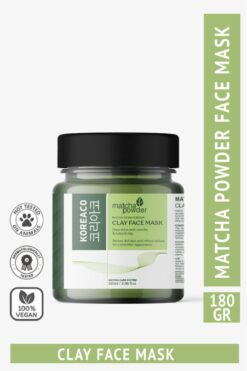 KOREACO Matcha Mucize Yüz Kil Maskesi | Pürüzsüzleştirici Arındırıcı Canlandırıcı 100 ml