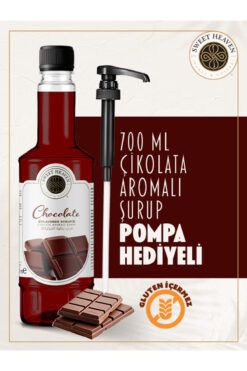 Sweet Heaven Çikolata Aromalı Kahve Şurubu 700ml Pompa Hediye