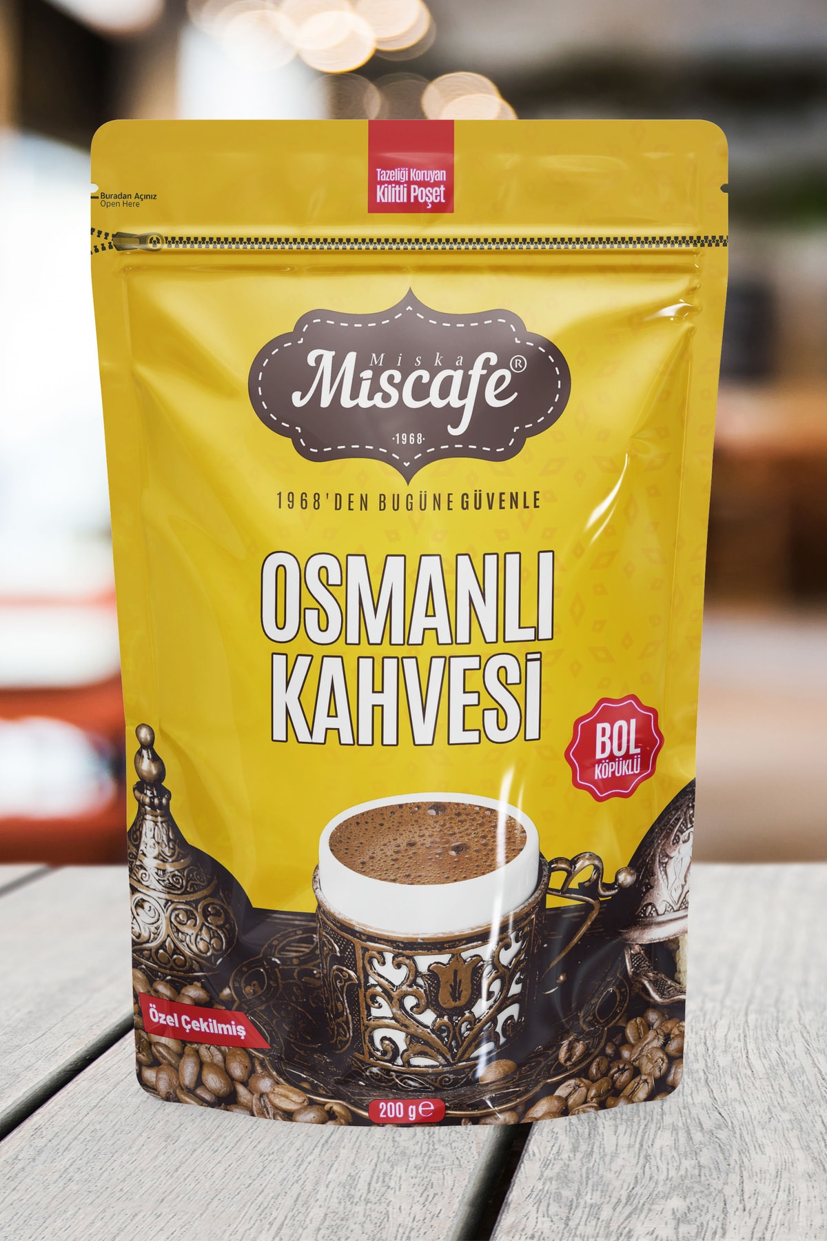 Miska Miscafe Osmanlı Kahvesi, Taş Değirmende Öğütülmüş, %100 Arabica, (200 GR.)