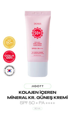 Jigott Mineral Koruyucu Kolajen Güneş Kremi Doris Collagen Suncreen SPF 50