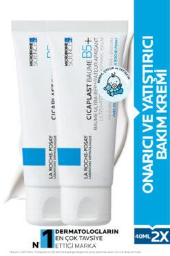 La Roche Posay Cicaplast Baume B5 - Onarıcı Bakım Kremi 40ml X2