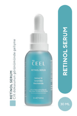 The Ceel Kırışıklık ve Yaşlanma Karşıtı Aydınlatıcı Retinol Serum Ascorbıc Acıd, %1 Retinol & Ceramides 30 ml