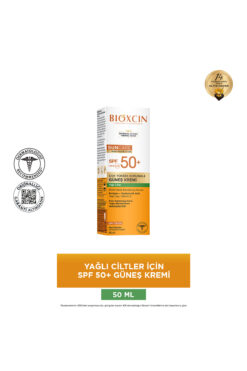 Bioxcin Sun Care Spf 50 Çok Yüksek Korumalı Güneş Kremi 50 ml Karma Yağlı Cilt - Kolajen Hyaluronik Asit
