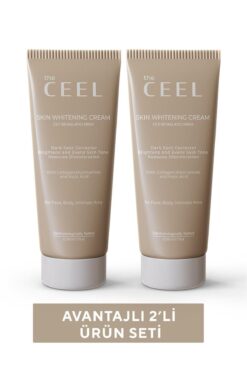 The Ceel 2'li Cilt Beyazlatıcı Aydınlatıcı Glutatyonlu Leke Karşıtı Krem Niacinamide & Alpha Arbutin  50 ml