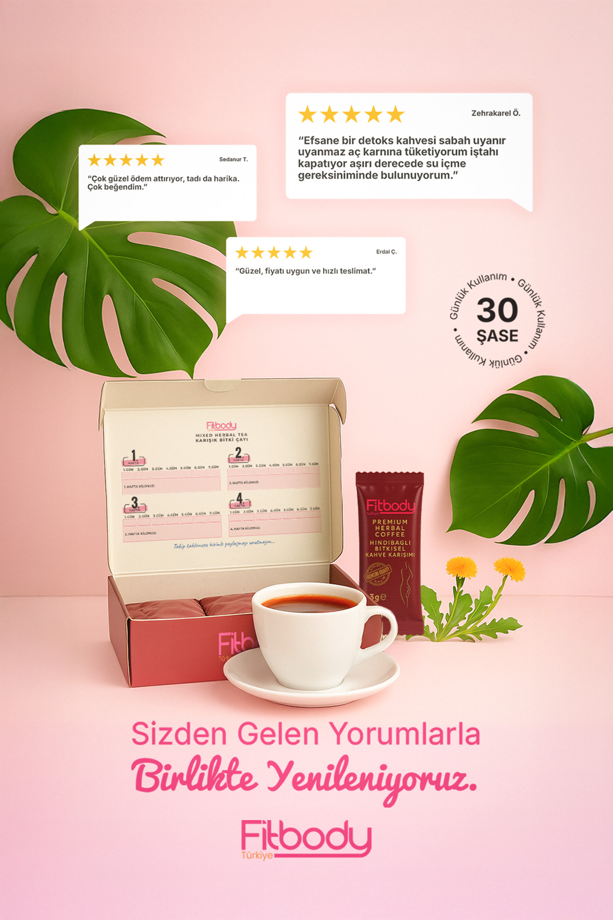 fitbody Karahindiba Kahve Form Diyet Kahvesi (30 SAŞE) - Görsel 3