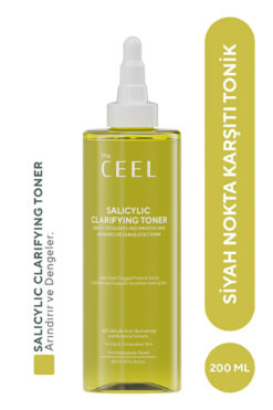 The Ceel Yağlı ve Akneye Eğilimli Ciltler İçin Salisilik Asitli Tonik Niacinamide, Sitrik Asit 200 ML