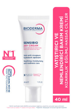 Bioderma Sensibio AR+ Rozasea Eğilimli Hassas Ciltler için Kızarıklık Karşıtı Nemlendirici Bakım Kremi 40 ml