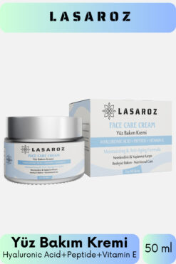 lasaroz Yüz Kremi E Vitamini Nemlendirici Yaşlanma Karşıtı Ton Eşitleyici Besleyici Bakım Kremi 50 ml