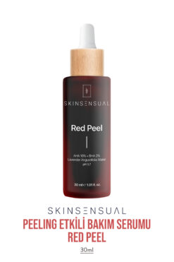 Skin Sensual Red Peel (aha 10%, Bha 2%) Canlandırıcı Ve Cilt Tonu Eşitleyici Kırmızı Peeling Serum