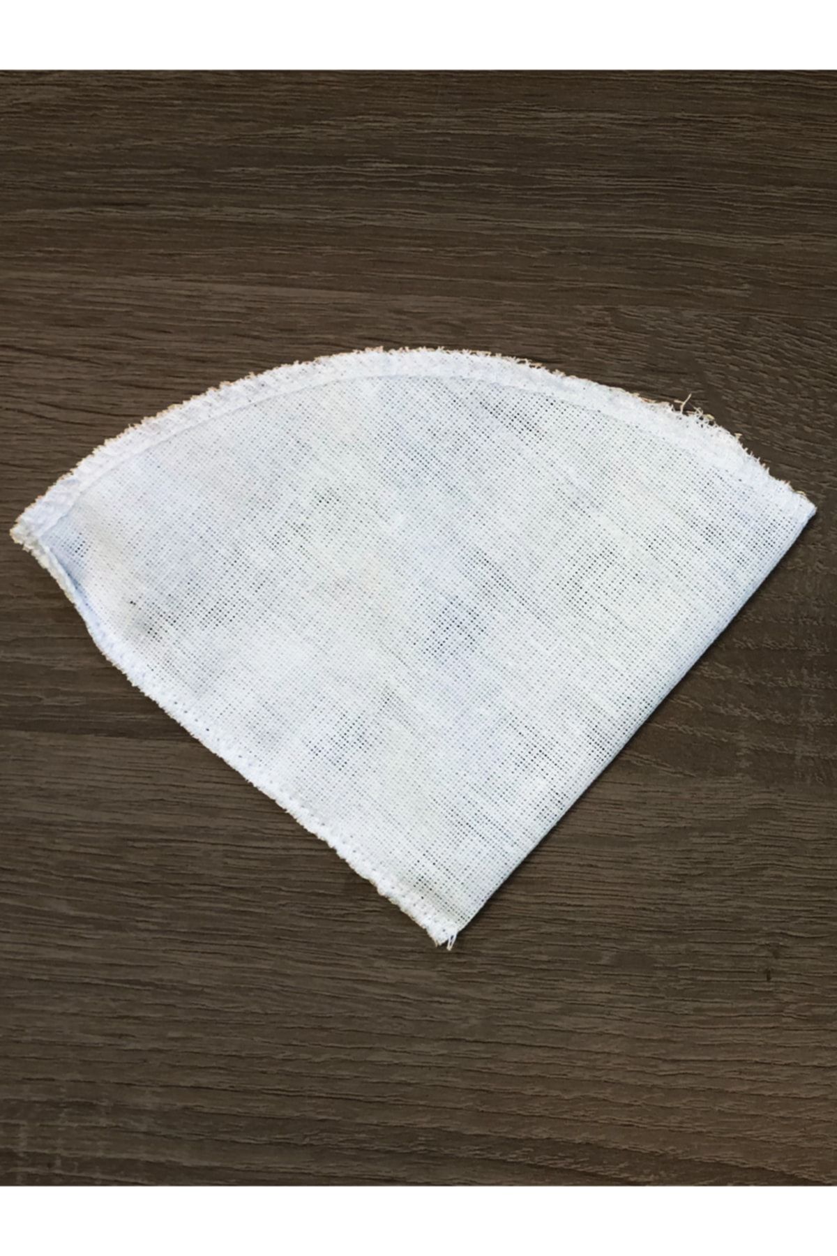 Cool and Shark V60 Kahve Filtresi Yıkanabilir Bez 2 Adet Ham Pamuk Kumaş - Görsel 3