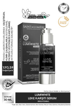 SAINT DE LUMIERE LUMIWHITE Leke Karşıtı, Cilt Tonu Eşitleyici ve Aydınlatıcı Serum 30ml - Akne, Hamilelik ve Güneş