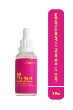 SHE VEC Leke ve Kırışıklık Karşıtı Arbutin ve Peptit Kompleksli Vegan 30 ml Serum Hit The Spot