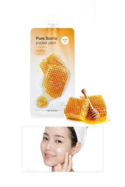 Missha Jel Yapılı, Besleyici Ve Nemlendirici Bal Özlü Uyku Maskesi Pure Source Pocket Pack (HONEY)