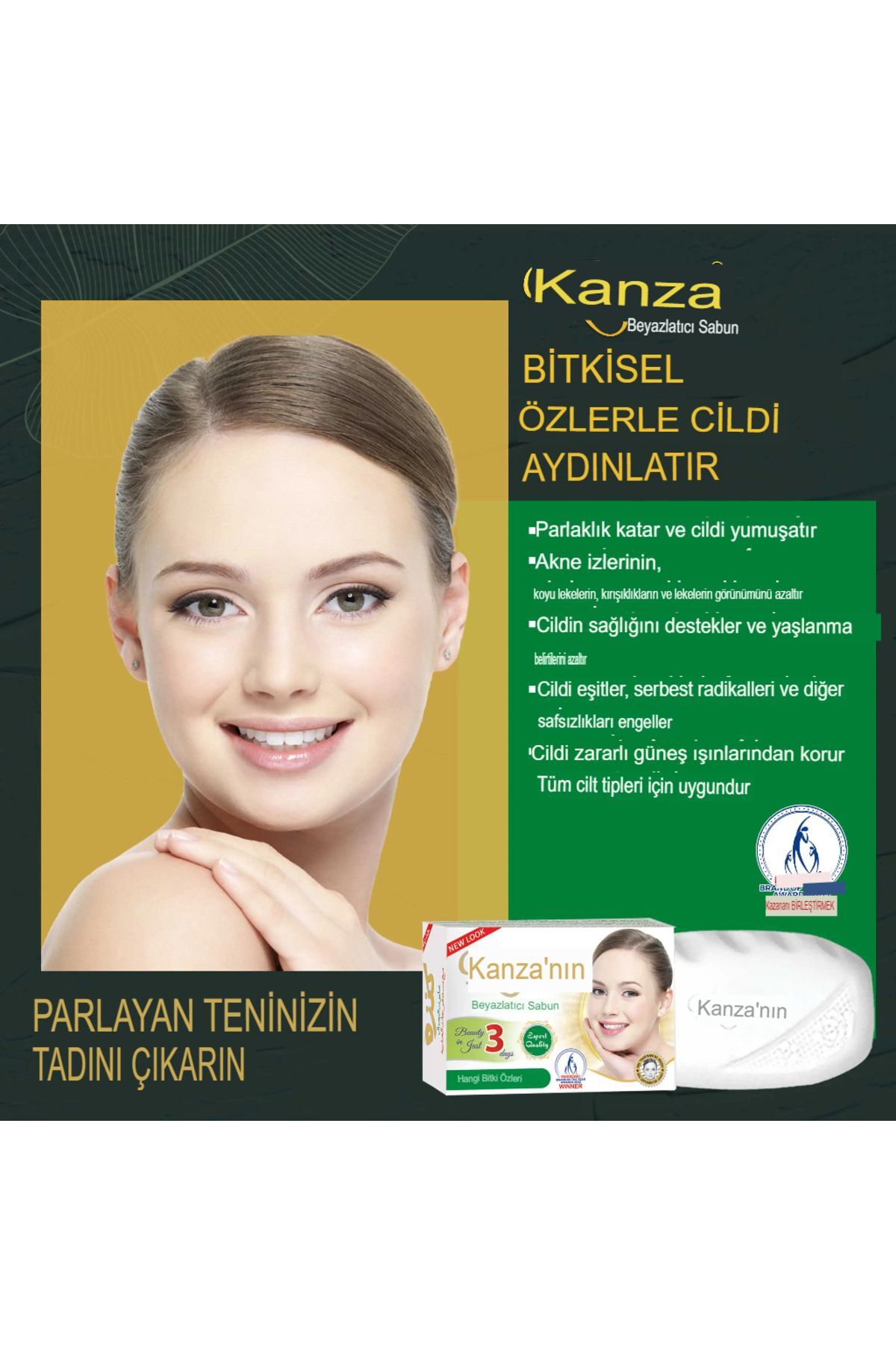 Mardinal 5 li Kanza Beyazlatma güzellik kremi full cilt bakım seti - Görsel 2