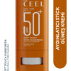 The Ceel Aydınlatıcı Etkili Yüksek Korumalı Stick Güneş Kremi SPF 50+ Shea & Kafein Özlü 18 gr