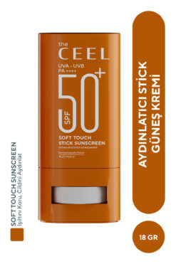 The Ceel Aydınlatıcı Etkili Yüksek Korumalı Stick Güneş Kremi SPF 50+ Shea & Kafein Özlü 18 gr