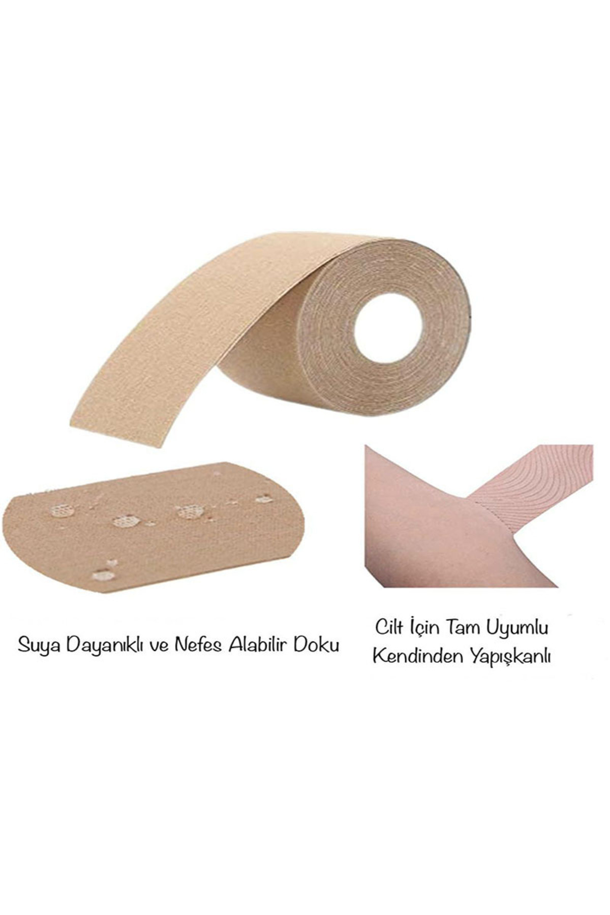 inobag Yüz Bandı Kaldırma Ve Kırışıklıklar Için Kinezyo Ten Rengi Bant - Görsel 2