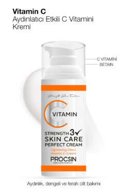 PROCSIN Aydınlatıcı Ve Canlandırıcı Etkili C Vitamini Krem 50 ml