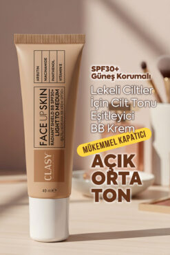 Clasy Care Face Up Skin Light to Medium SPF30+ BB Cream