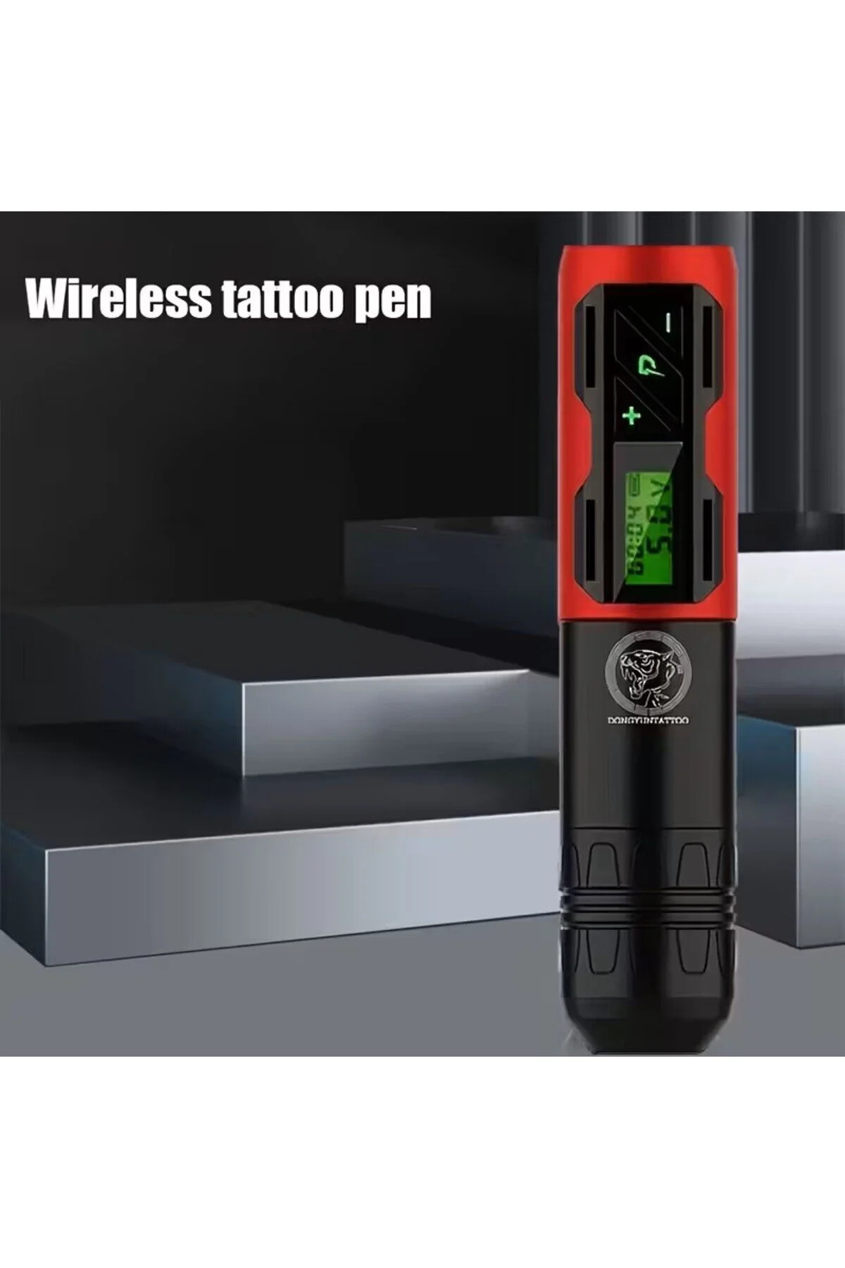 Kalecikli Company Profesyonel Kablosuz Dijital Ekranlı Şarjlı Pen Tattoo Dövme Seti Ve Kalıcı Makyaj Makinesi Seti - Görsel 3