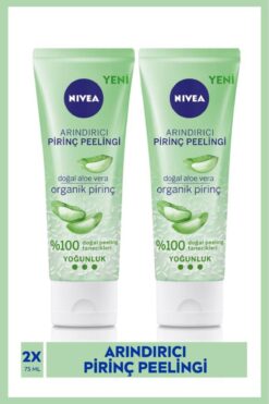 NIVEA Arındırıcı Organik Pirinç Peeling 75 ml X2