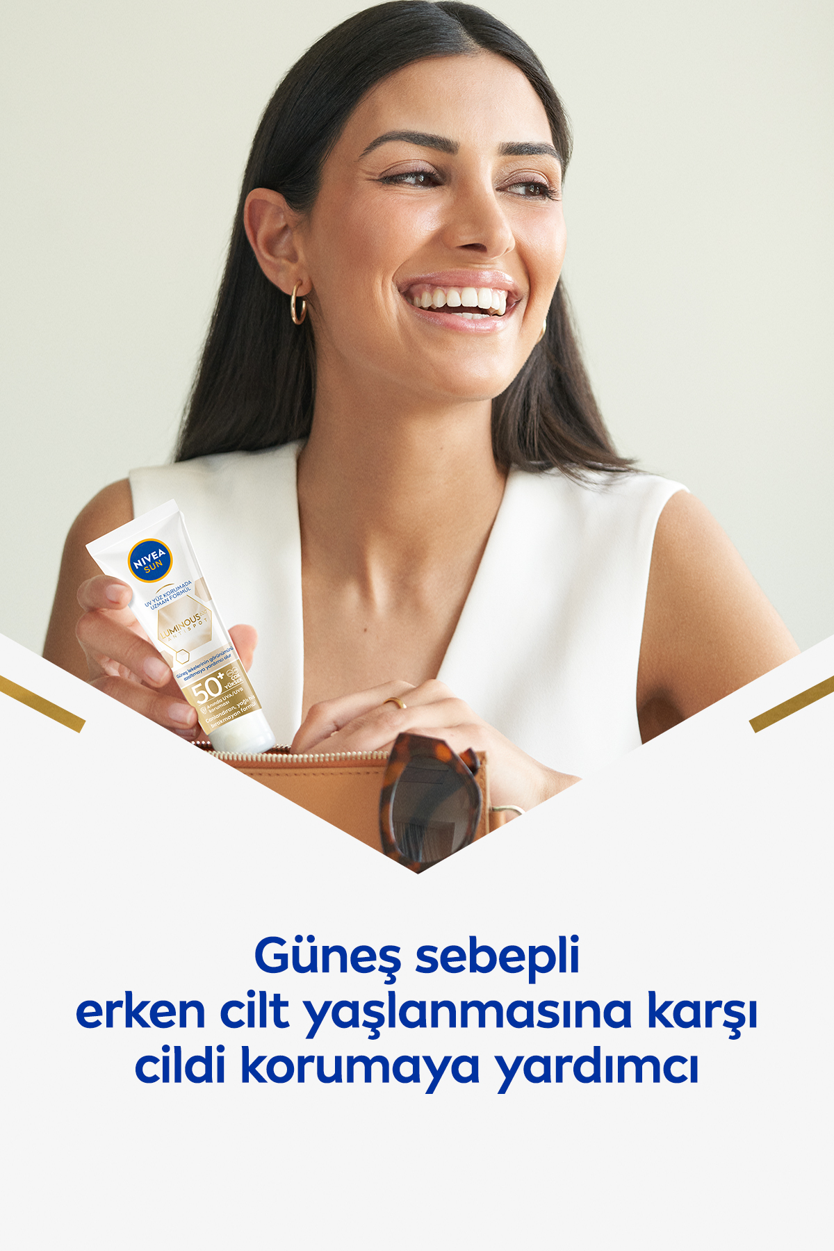 NIVEA Luminous630 Leke Karşıtı Güneş Koruyucu Yüz Kremi 40ml, Spf50, Hyalüronik Asit, E Vitamini, Uva/uvb - Görsel 3