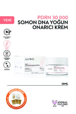 Anyong PDRN Somon DNA Krem – Onarıcı ve Nemlendirici – Kolajen ve Centella Asiatica İçerikli – 50 ml
